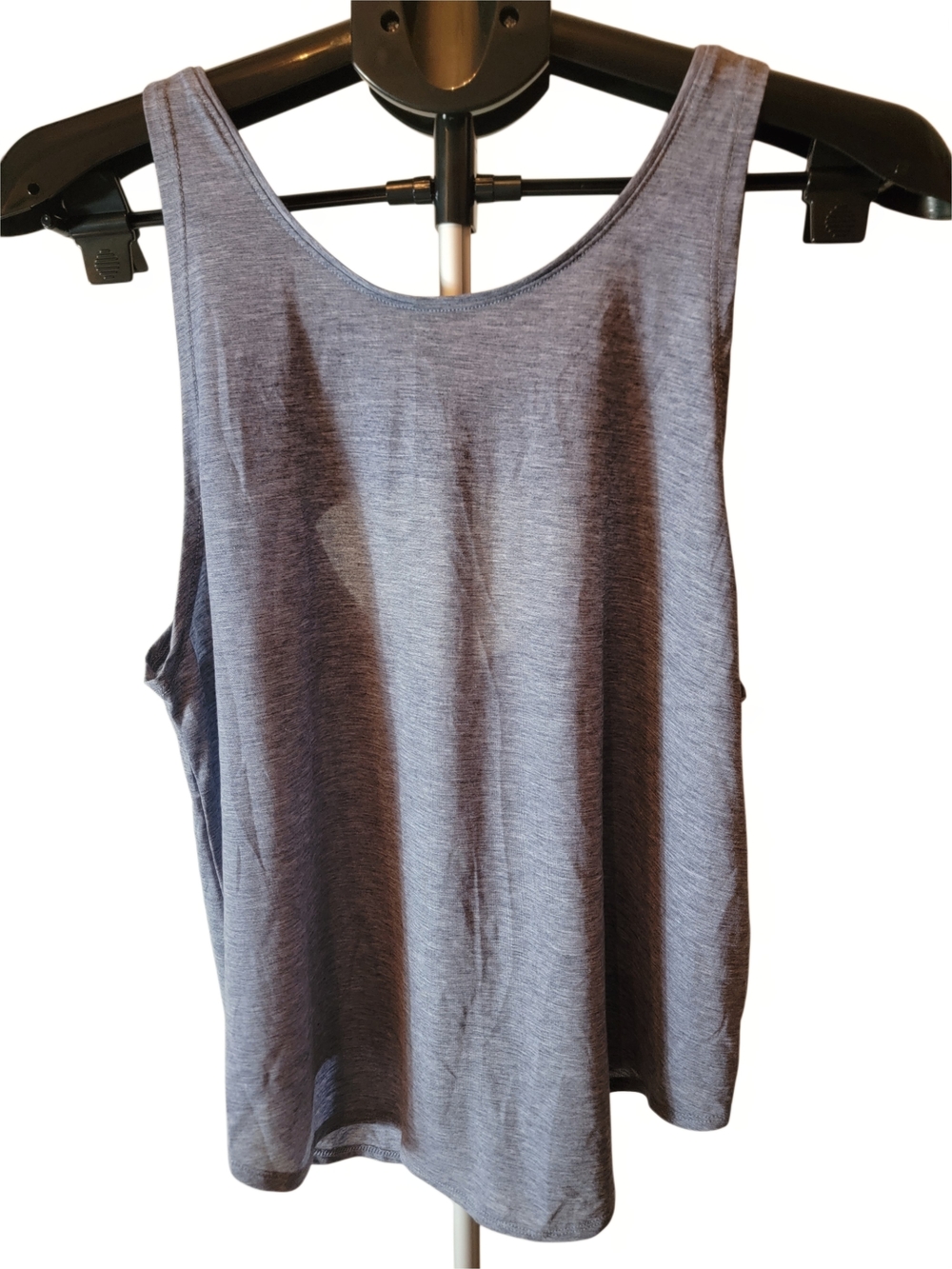 Under Armour Women's Heather Blue Tank Top - Like New - Large